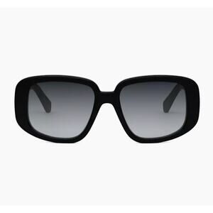 CELINE Mirrored Lens/ Black Frame | One Size Celine | Accessories | Celine Mirrored Lens Black Frame One  main image 4